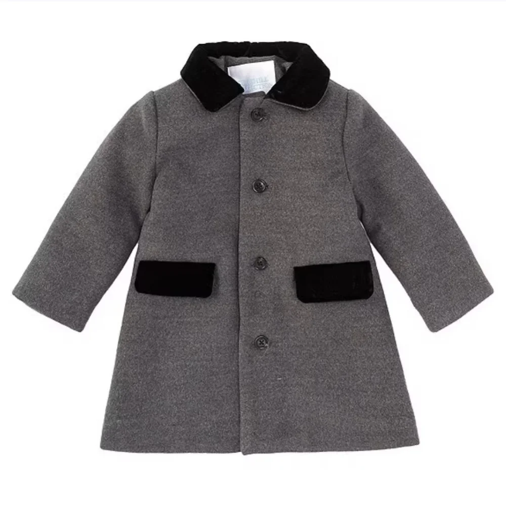 Edgehill Collection Baby Boy 12-24 Months Long Sleeve Button Front Dress…